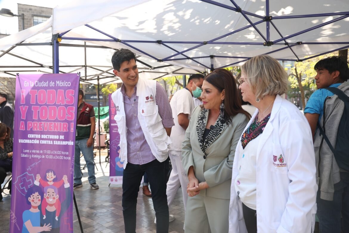 Se cumple Campaña de Vacunación contra sarampión a pasos acelerados: Brugada