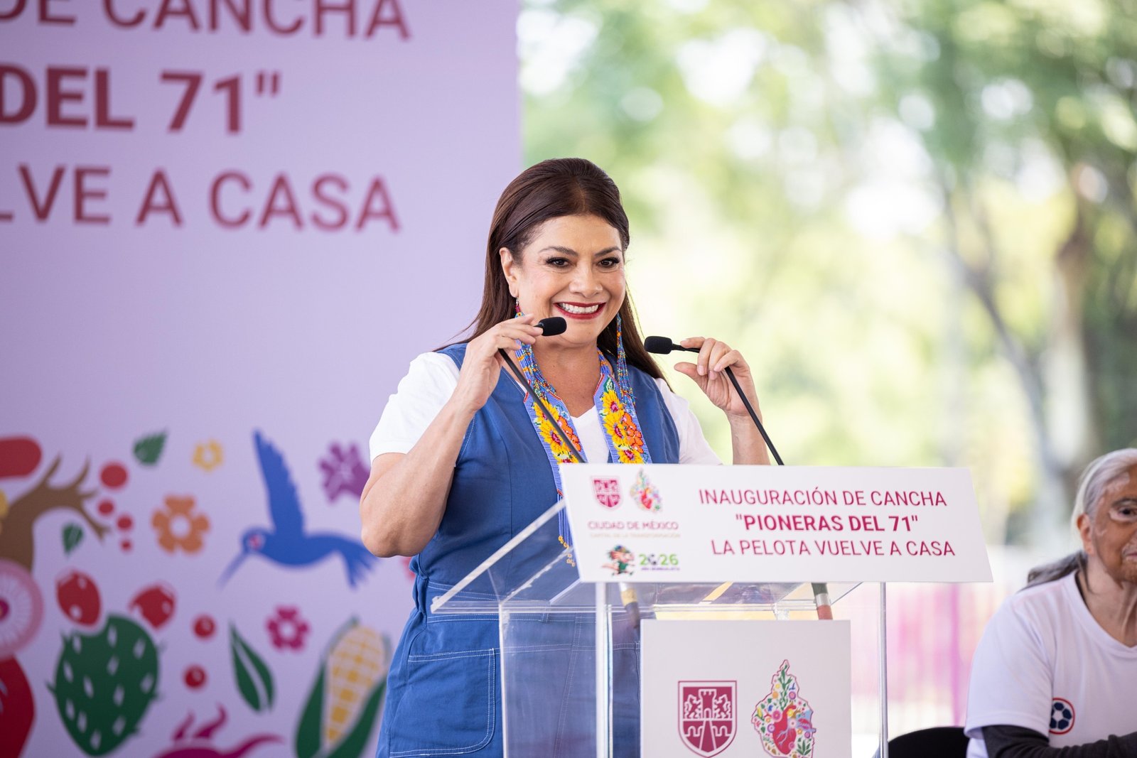 Inaugura Clara Brugada Canchas “Pioneras del 71”