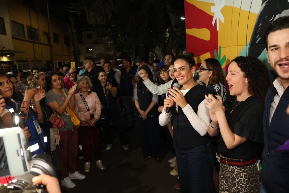 Gobierno de Ale Rojo de la Vega ilumina Santa María la Ribera con 2 mil luminarias del programa "Brilla Cuauhtémoc"