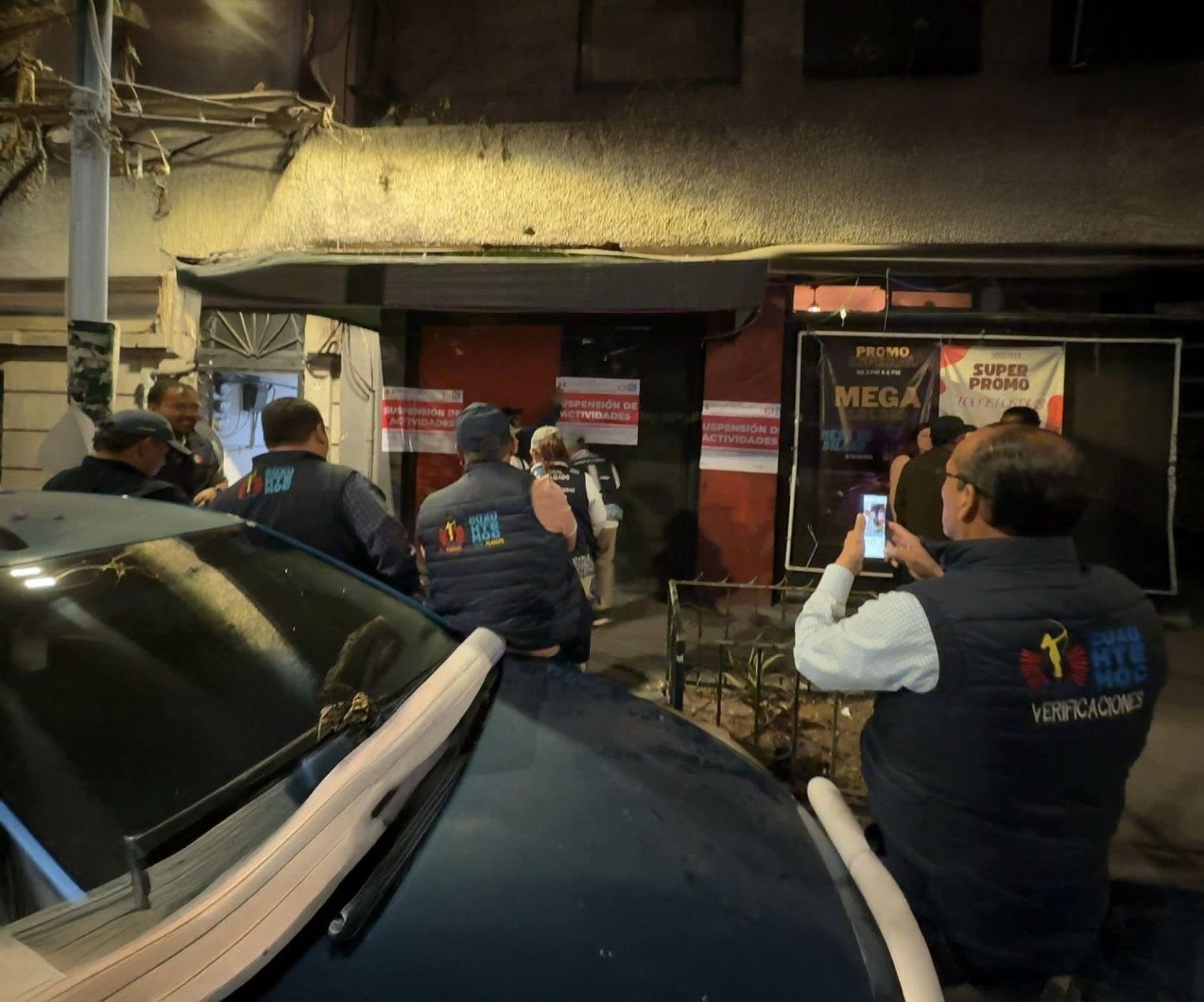 Alcaldía Cuauhtémoc suspende cinco establecimientos irregulares en cuatro colonias de la demarcación