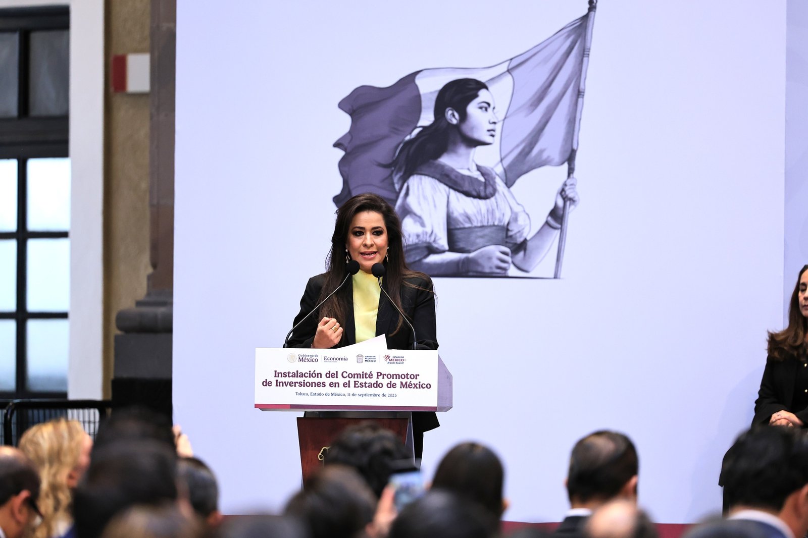 Acumula Gobernadora Delfina Gómez durante su gestión 6 mil 373 mdd en IED