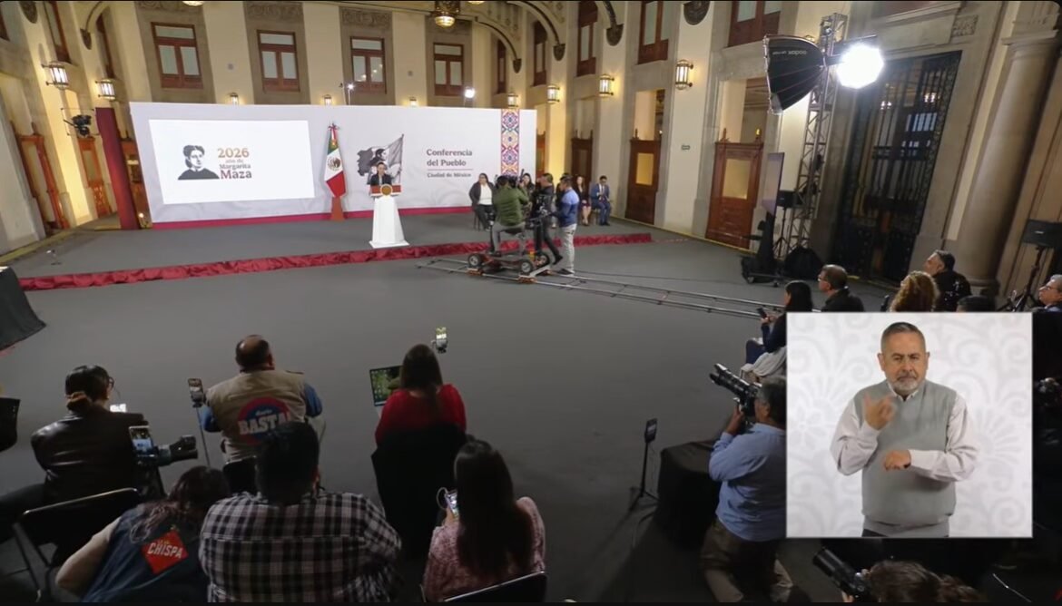 Conferencia de la presidenta Sheinbaum Pardo