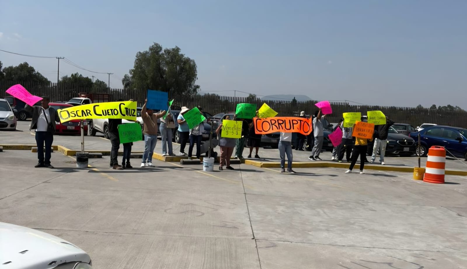 Protestan frente a juzgados de Otumba por decisión judicial