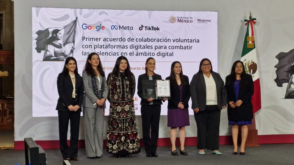 Firman Gobierno de México y plataformas digitales acuerdo para combatir violencia digital contra las mujeres