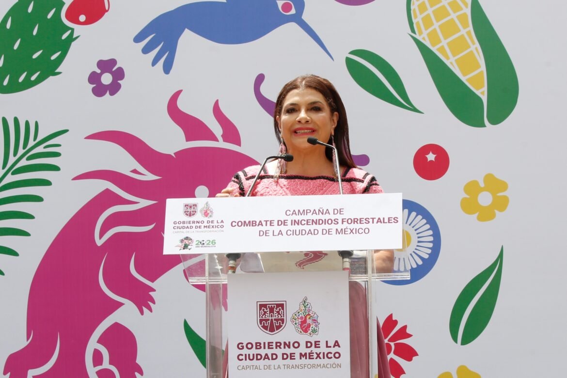 Convoca Jefa de Gobierno "a toda la fuerza de la ciudad" para prevenir incendios forestales