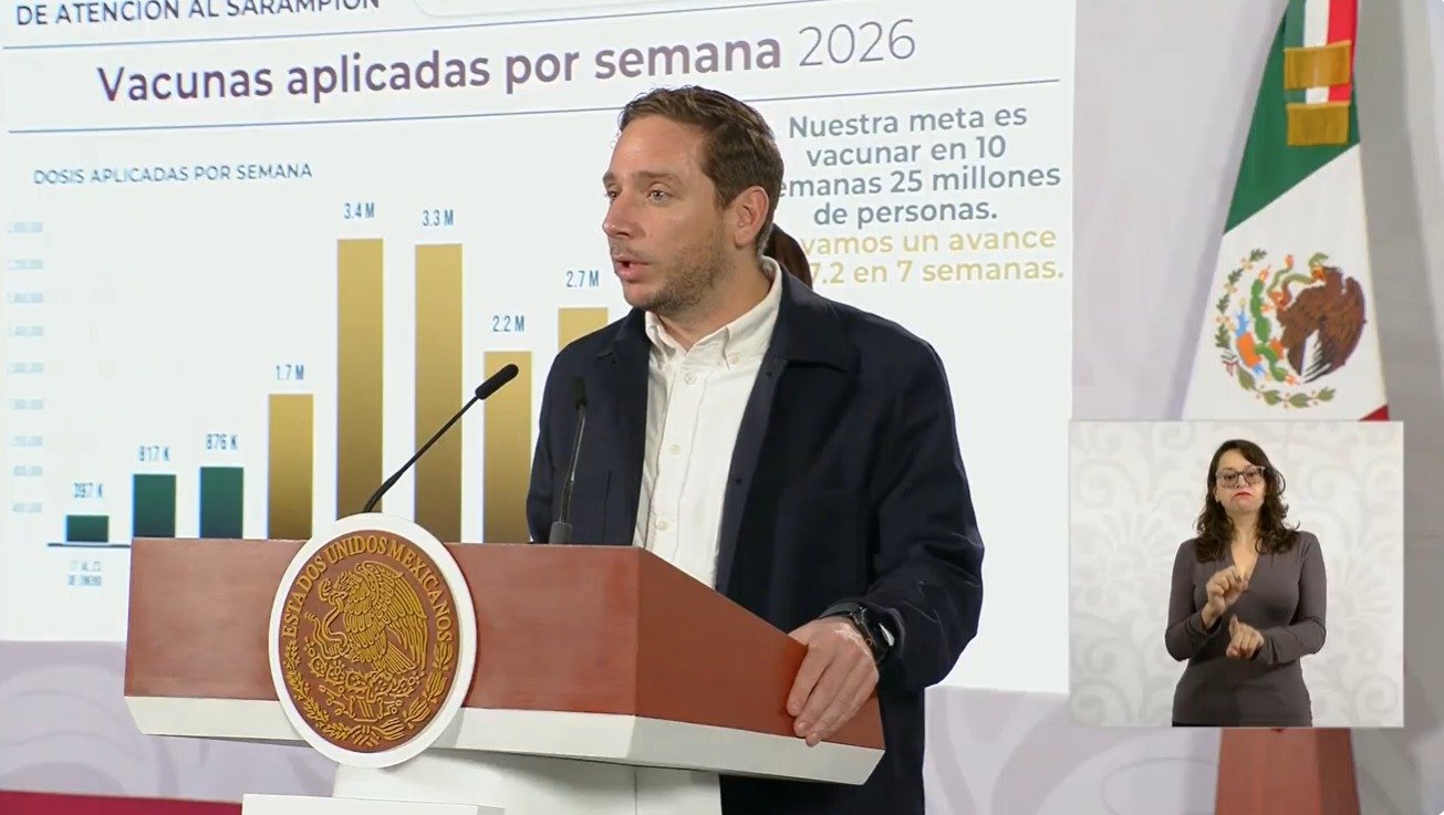 Se han aplicado 17.2 millones de vacunas contra sarampión