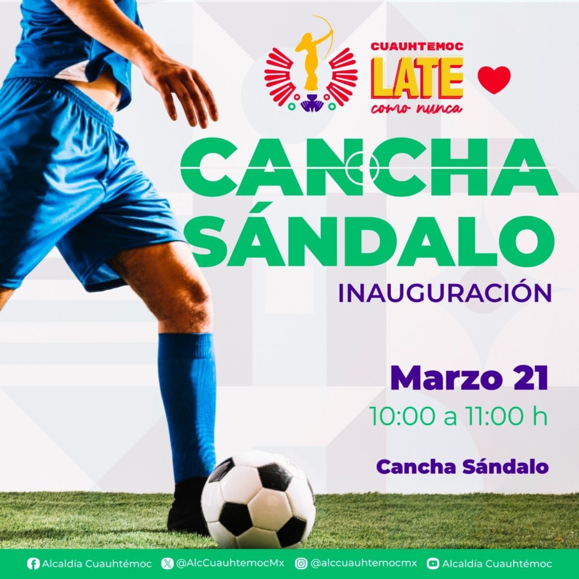 Invita Ale Rojo de la Vega a disfrutar un fin de semana deportivo en Cuauhtémoc, con box, natación y fútbol