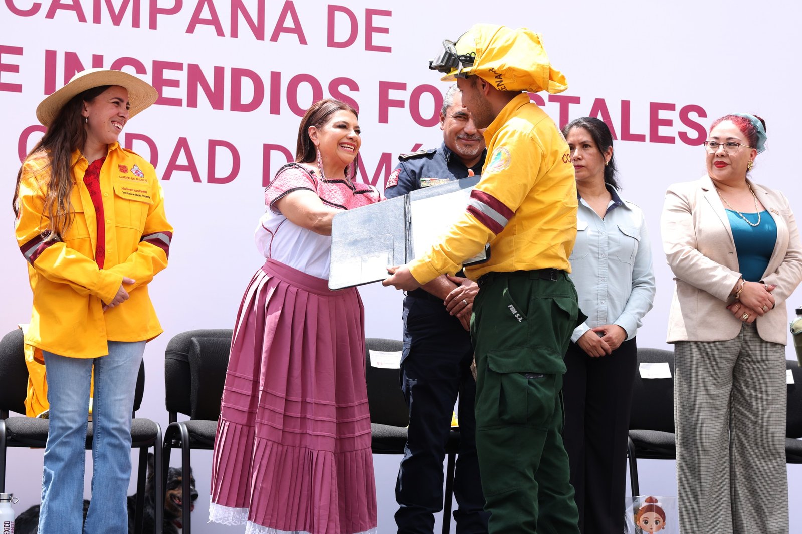 Convoca Jefa de Gobierno "a toda la fuerza de la ciudad" para prevenir incendios forestales