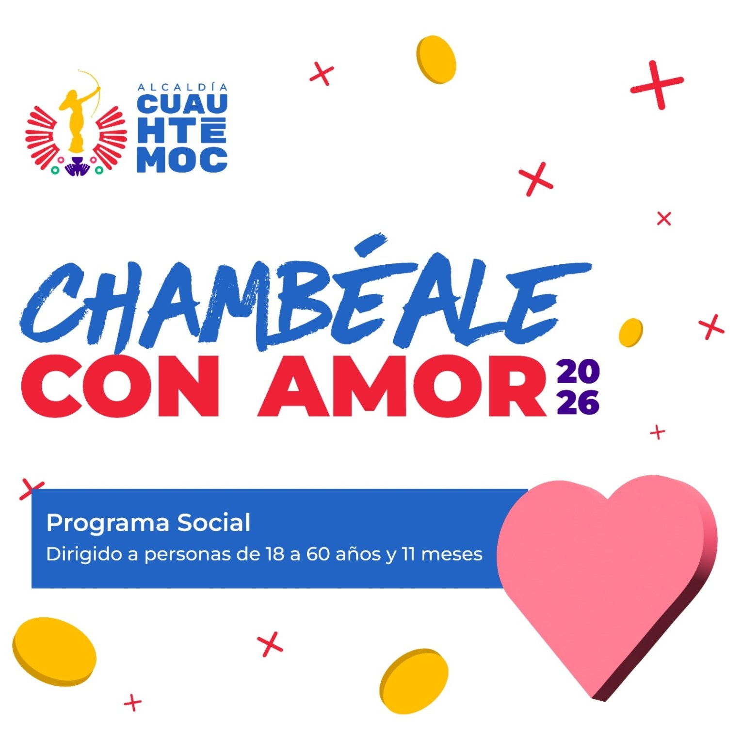 Alcaldía Cuauhtémoc abre convocatorias de programas sociales para 2026