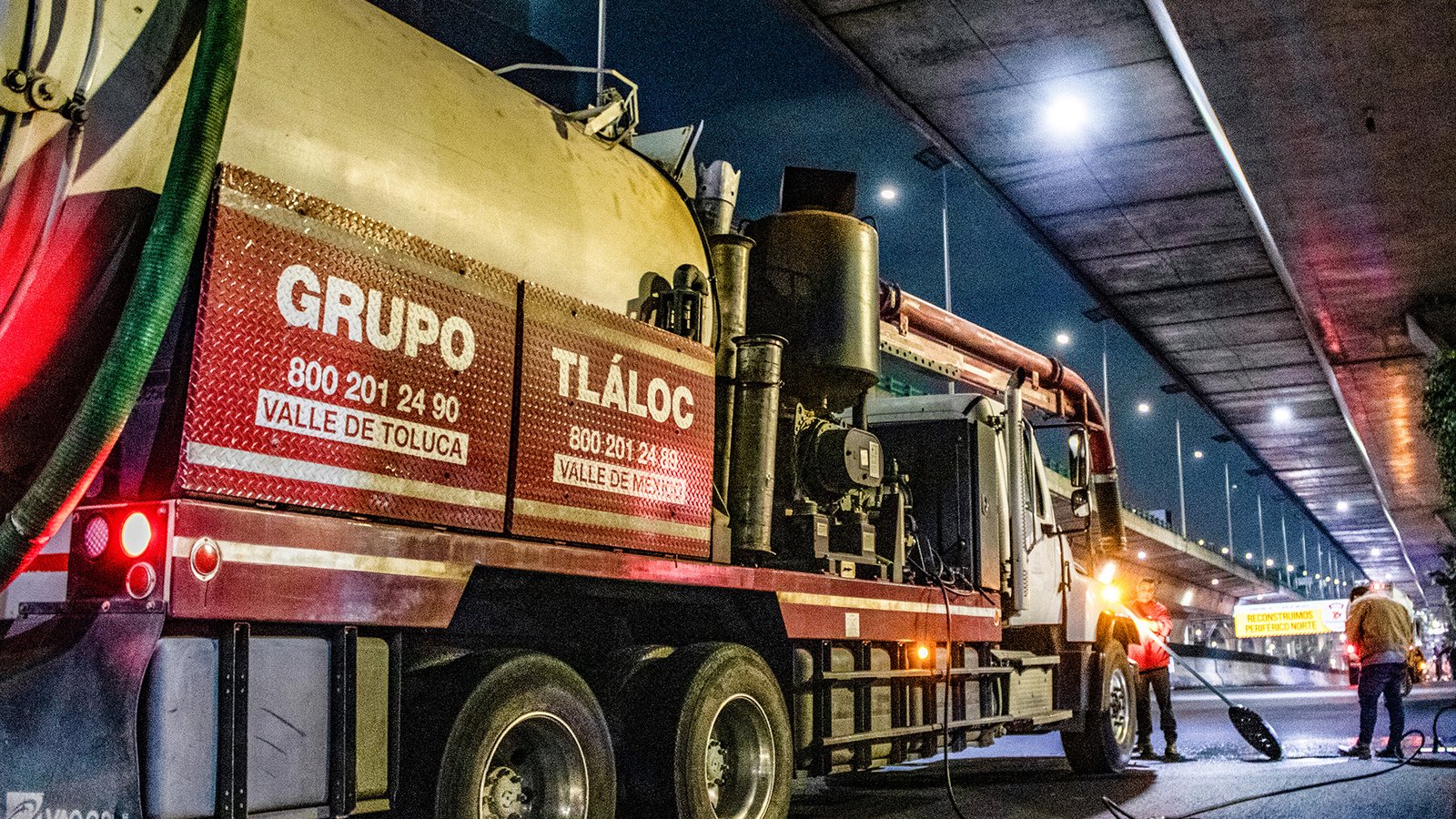 Gobierno del Estado de México avanza 60 por ciento en los trabajos de desazolve en Periférico Norte