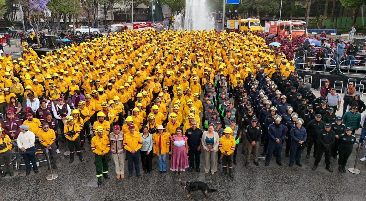 Convoca Jefa de Gobierno "a toda la fuerza de la ciudad" para prevenir incendios forestales