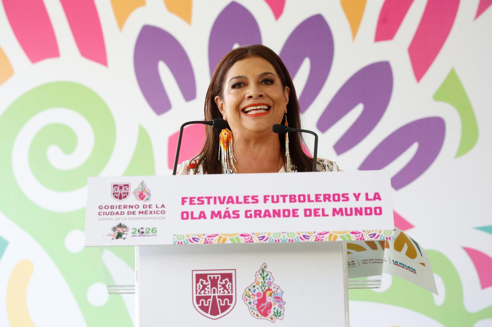 Clara Brugada presenta 18 Festivales Futboleros para el Mundial 2026