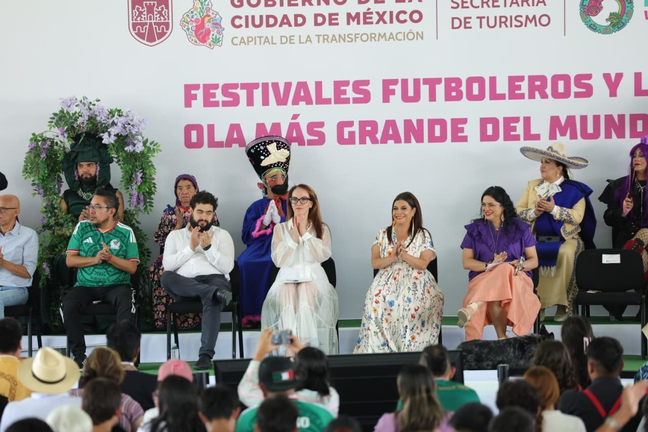 Clara Brugada presenta 18 Festivales Futboleros para el Mundial 2026