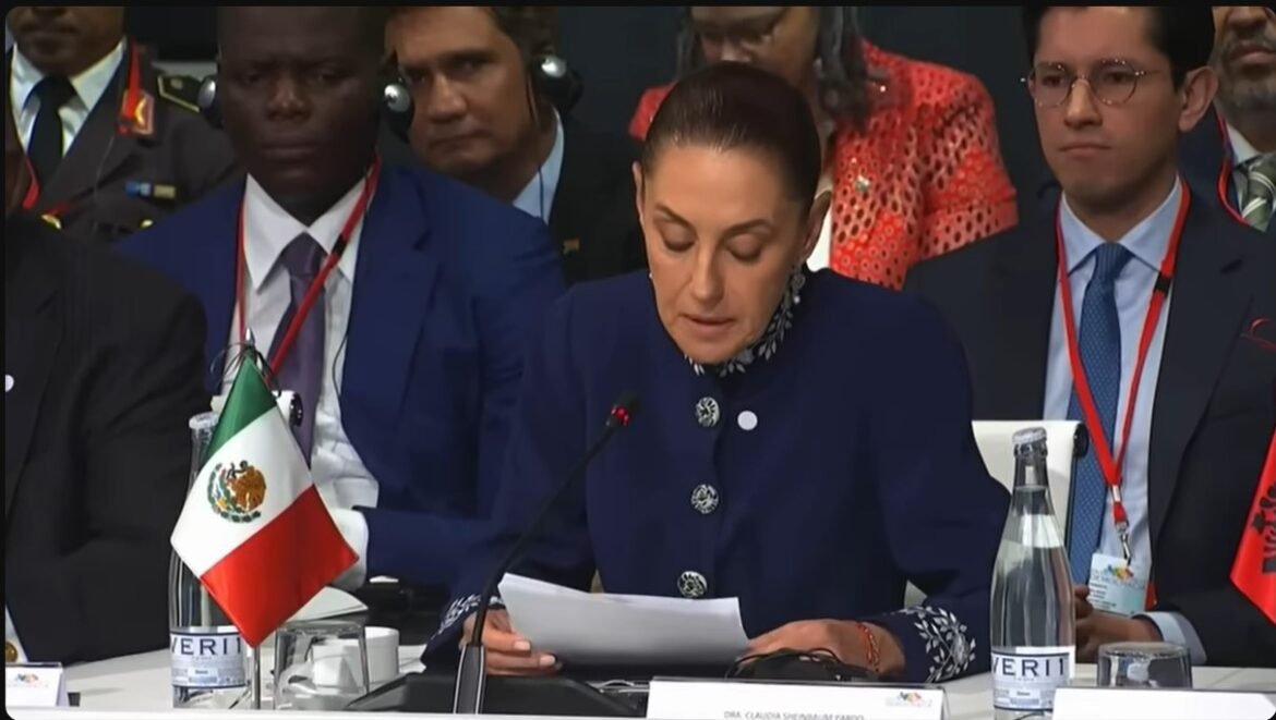 Intervención de la presidenta Sheinbaum Pardo en la IV Cumbre por la Defensa de la Democracia