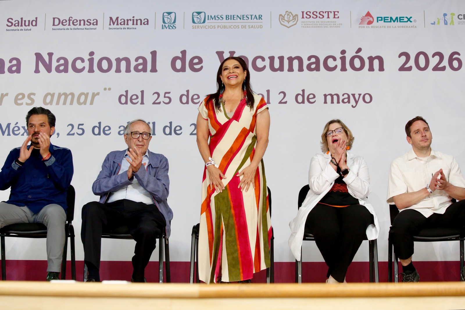 Encabeza Clara Brugada Semana Nacional de Vacunación 2026 en la Ciudad de México