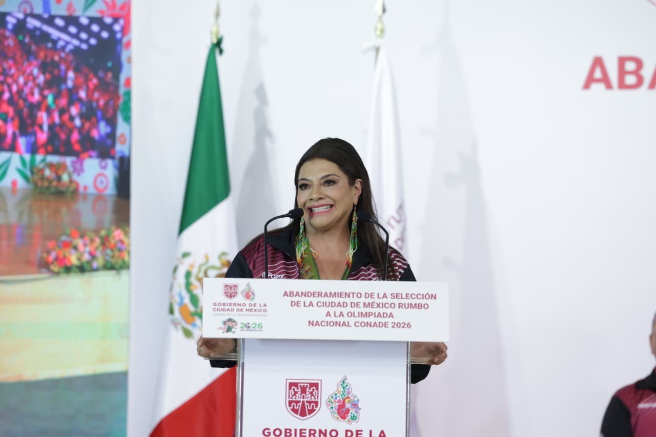 Abandera Clara Brugada a Selección de la Ciudad de México rumbo a Olimpiada Nacional CONADE 2026