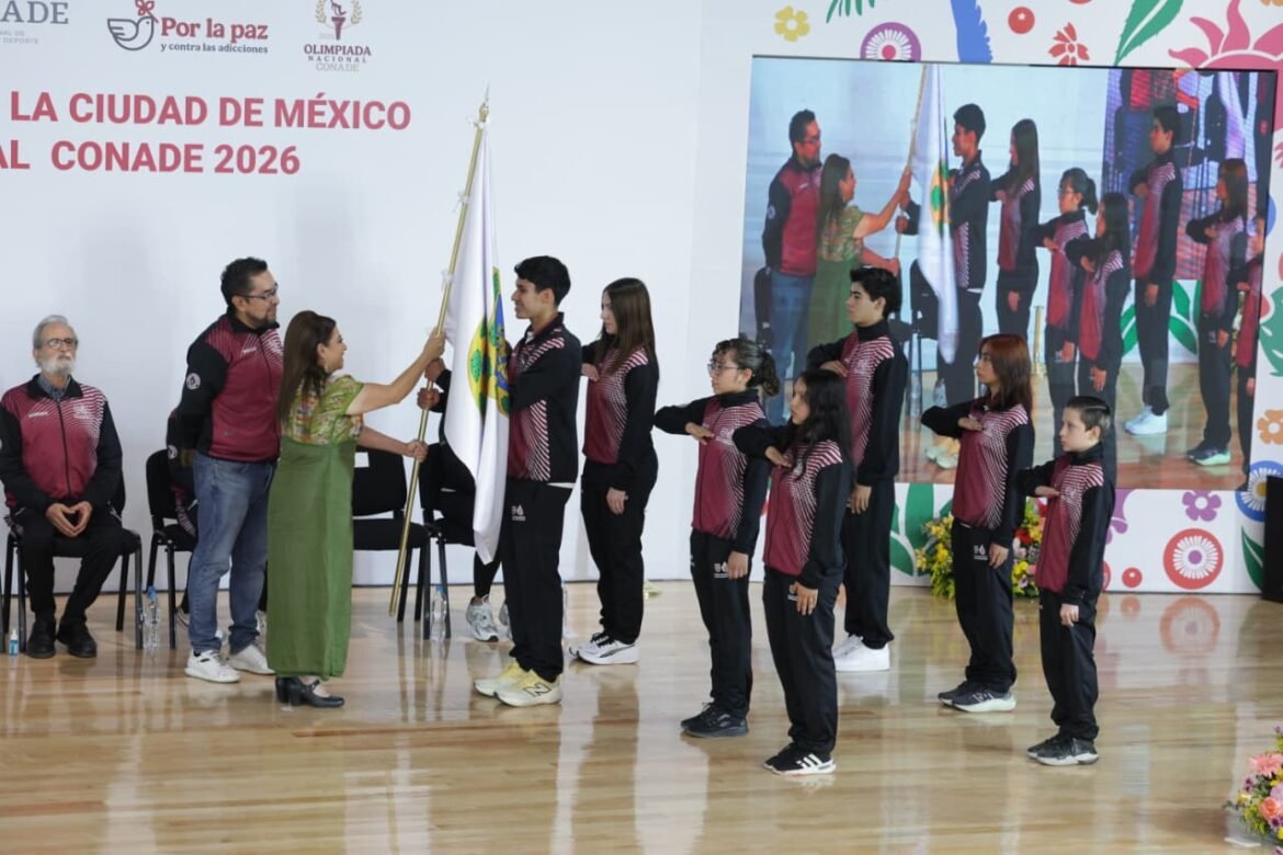 Abandera Clara Brugada a Selección de la Ciudad de México rumbo a Olimpiada Nacional CONADE 2026