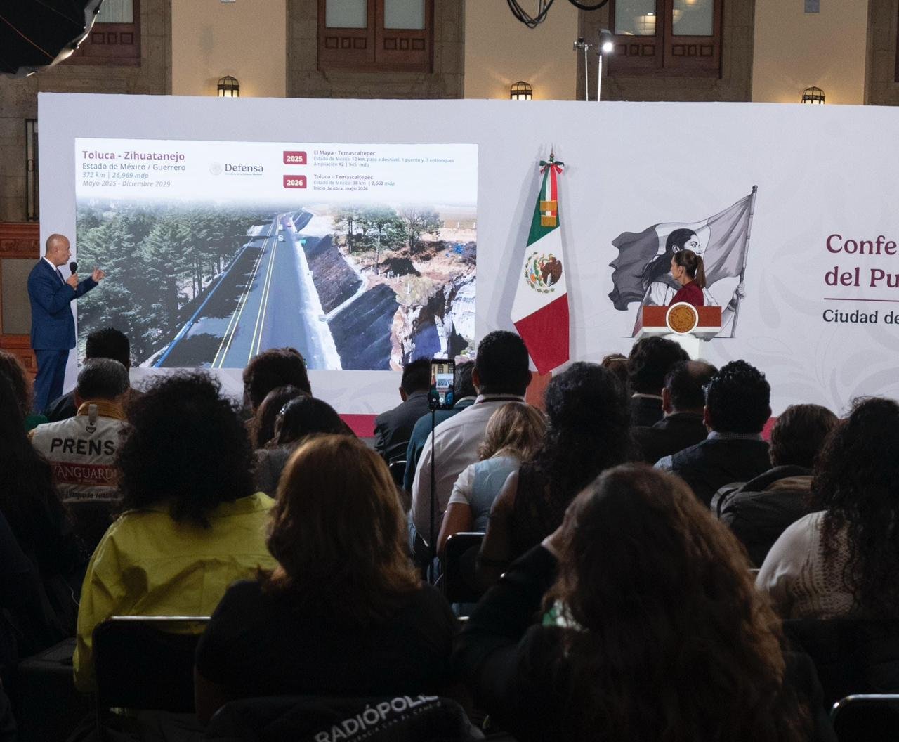 Infraestructura federal del Gobierno de la presidenta Sheinbaum pone foco en obras viales para el Estado de México