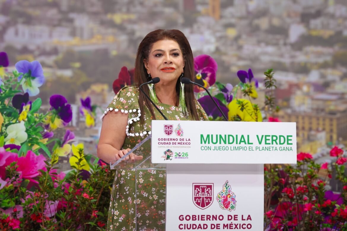 Anuncia Clara Brugada 10 ejes para consolidar un Mundial Verde con una visión Medioambiental en la CDMX
