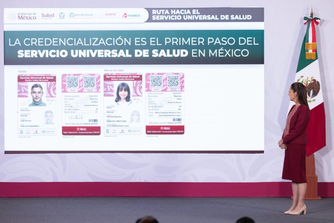 Presenta Sheinbaum Servicio Universal de Salud