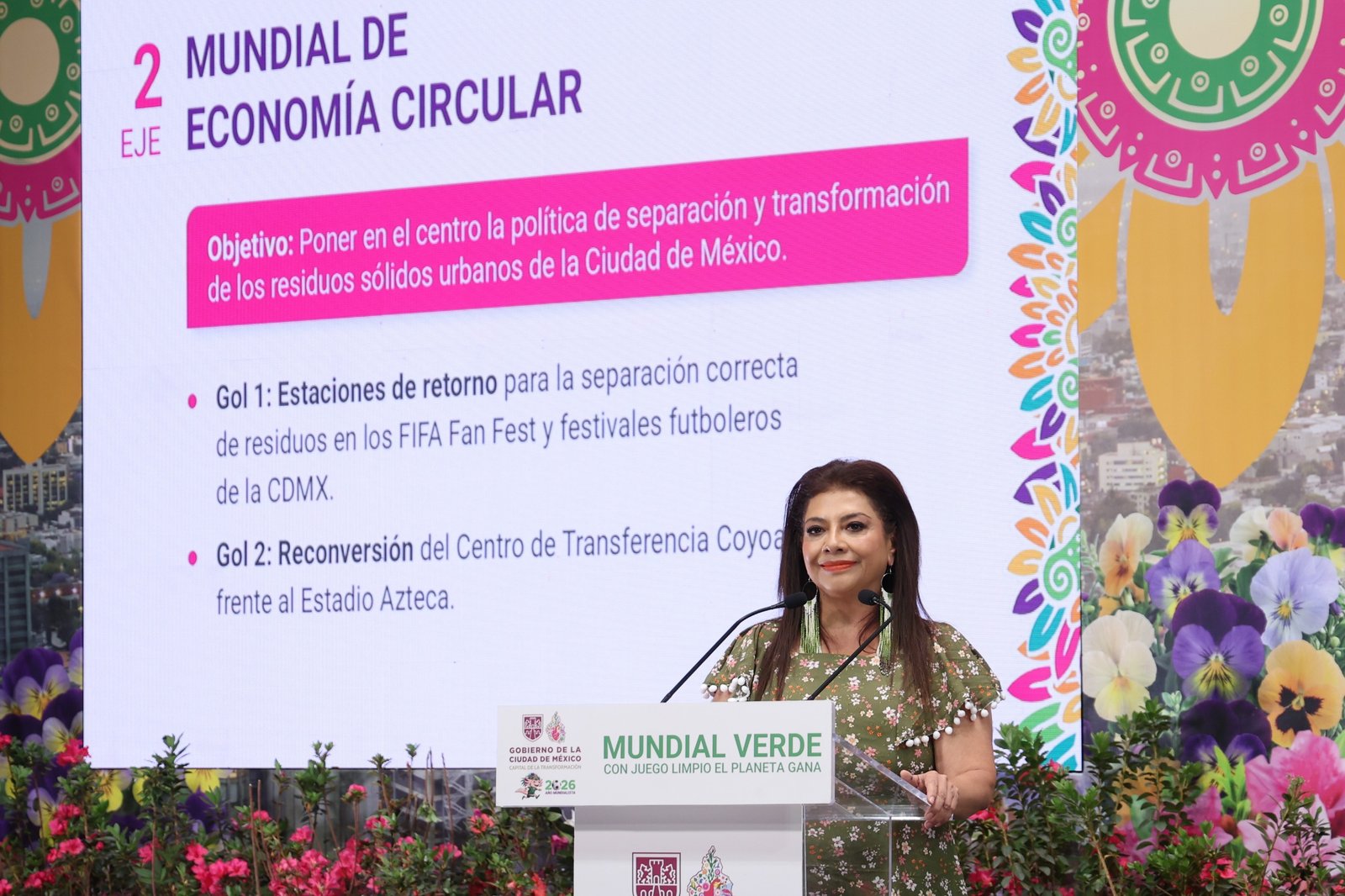 Anuncia Clara Brugada 10 ejes para consolidar un Mundial Verde con una visión Medioambiental en la CDMX