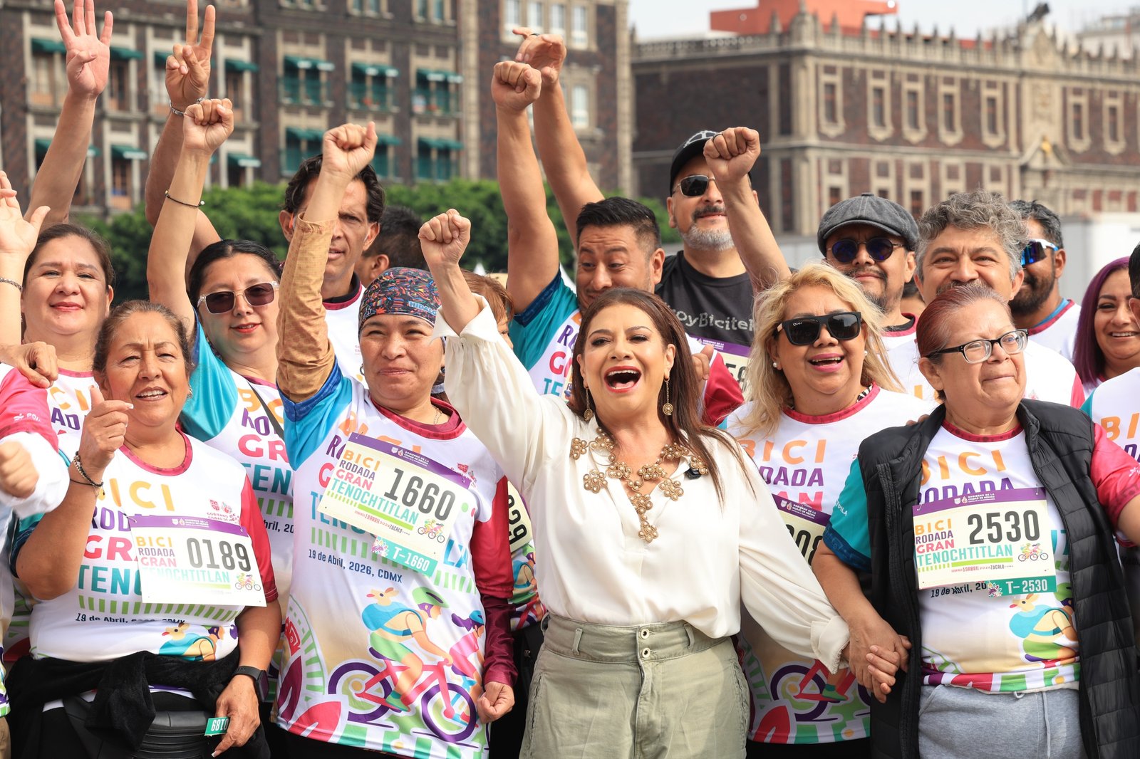 Inaugura Clara Brugada Ciclovía La Gran Tenochtitlán