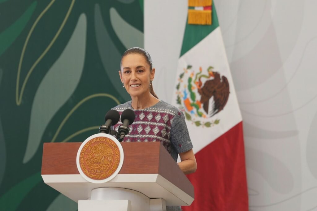 La presidente Claudia Sheinbaum se reporta con gripa.