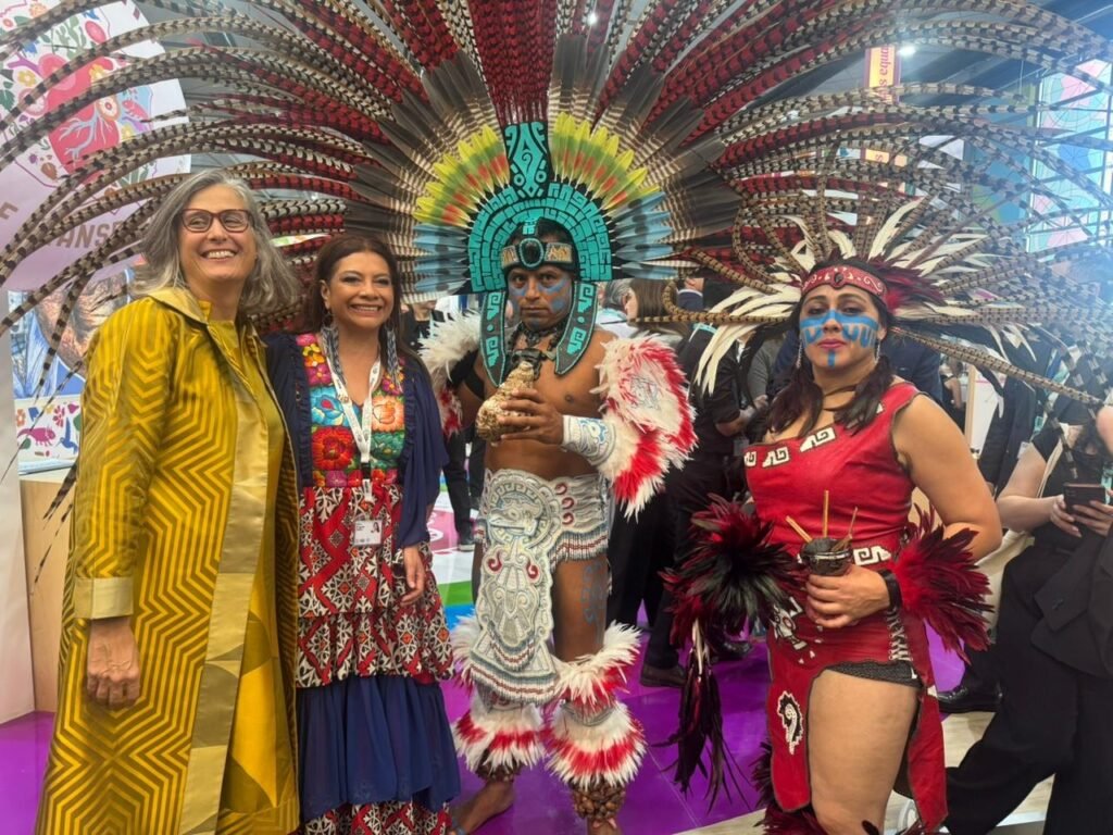 Inaugura Clara Brugada Molina el Pabellón de las Utopías en el marco del Foro Urbano Mundial, en Azerbaiyán