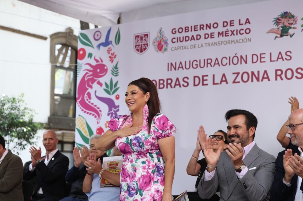 Entrega Clara Brugada obras que recuperan la Zona Rosa y garantizan accesibilidad y espacios dignos para la población