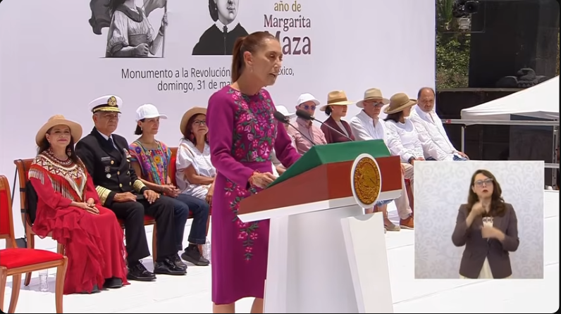 Mensaje de la presidenta Sheinbaum en el Monumento a la Revolución