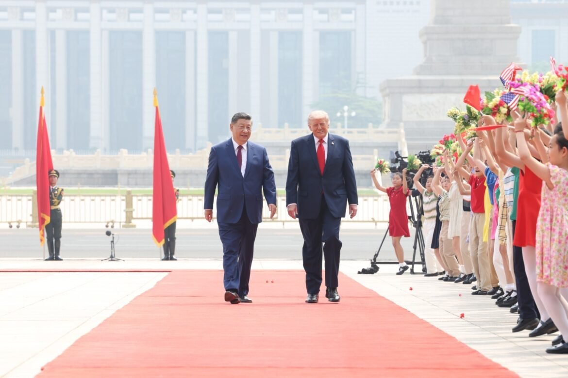 Sostienen Donald Trump y Xi Jinping cumbre bilateral en Beijing