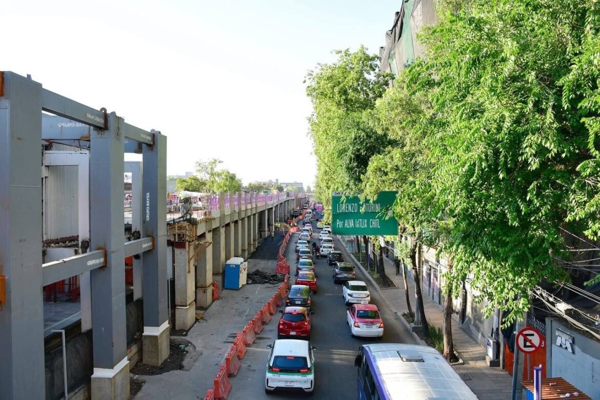 Informa Sobse sobre trabajos del parque elevado en la Calzada de San Antonio Abad