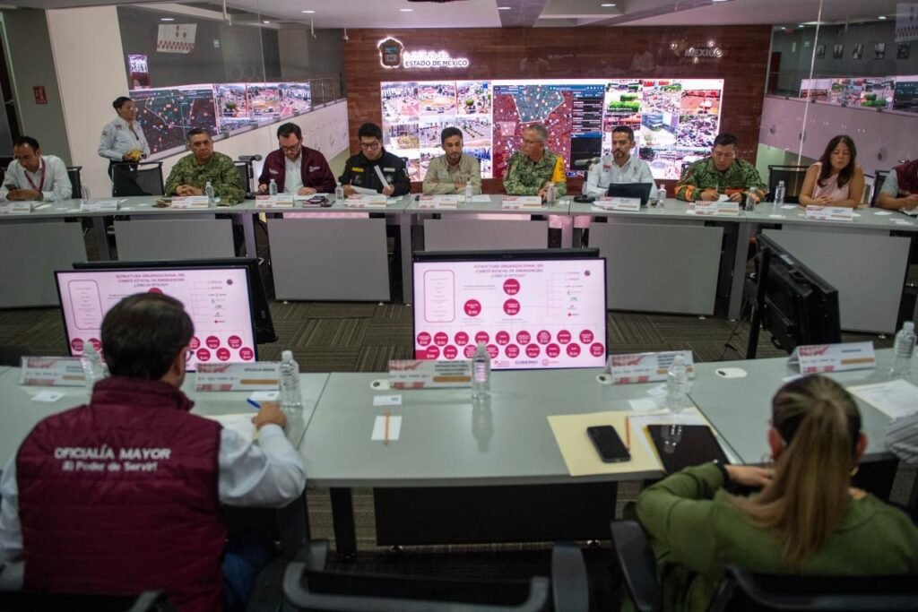 Participa Estado de México en Primer Simulacro Nacional 2026