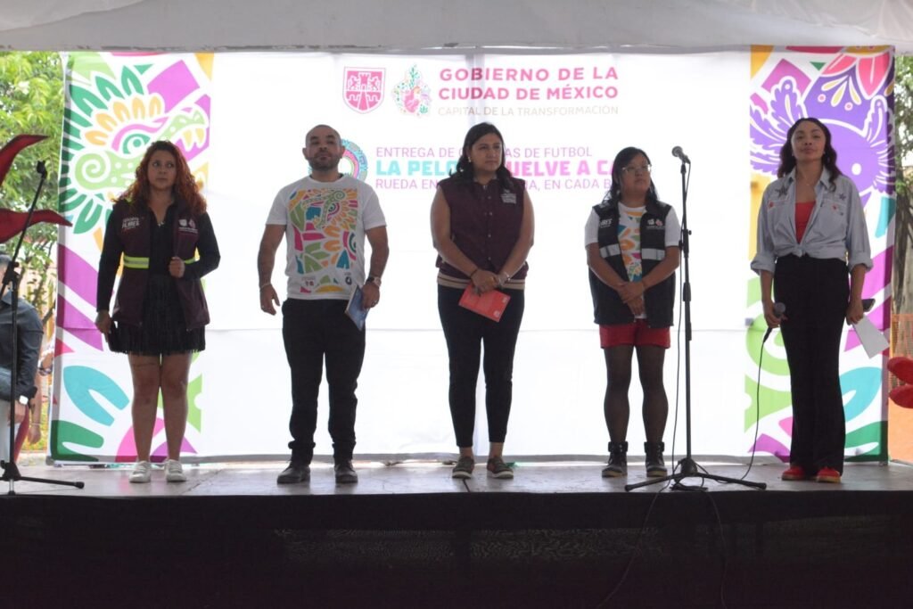 El Mundial social llega a Azcapotzalco con la entrega de dos nuevas canchas deportivas