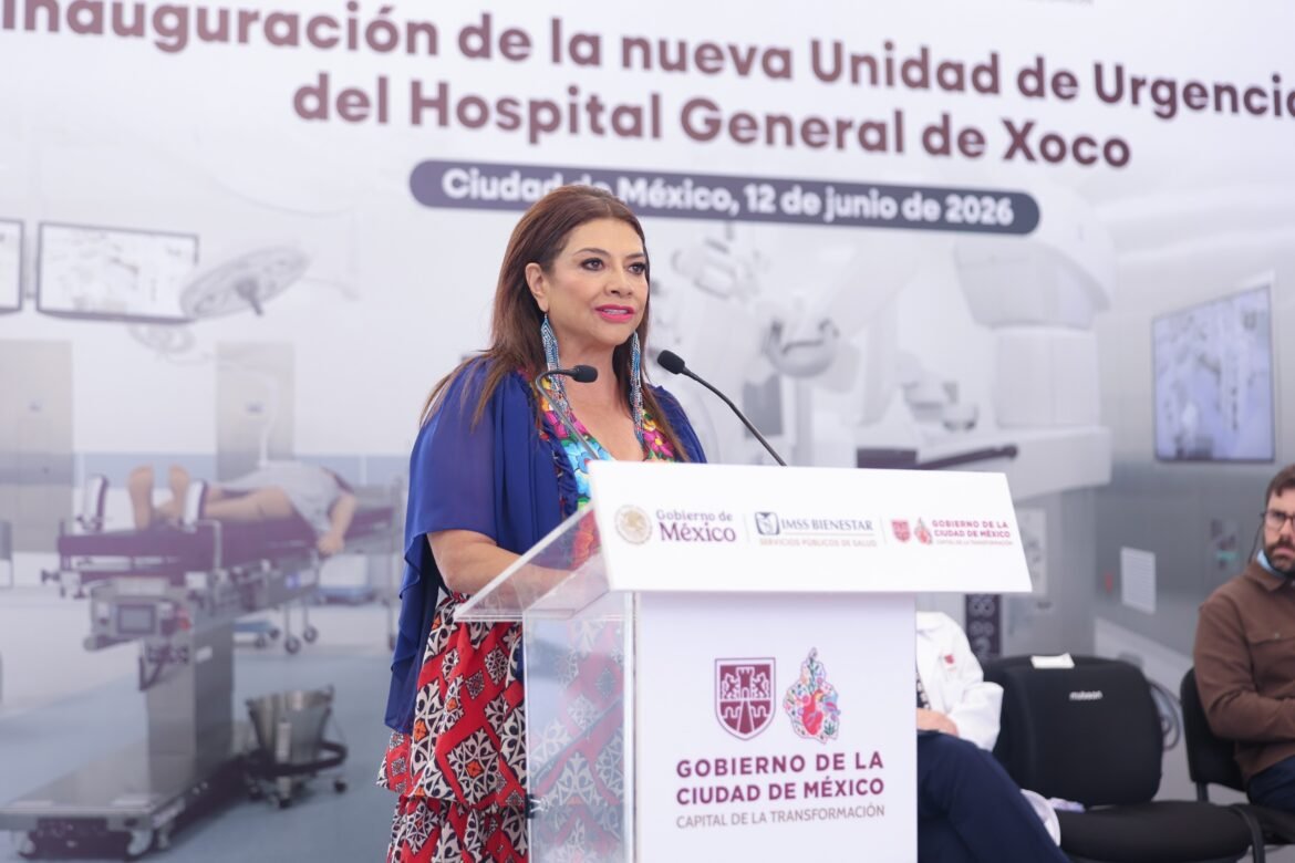 Entrega Clara Brugada Renovación Integral del Área de Urgencias del Hospital General Xoco