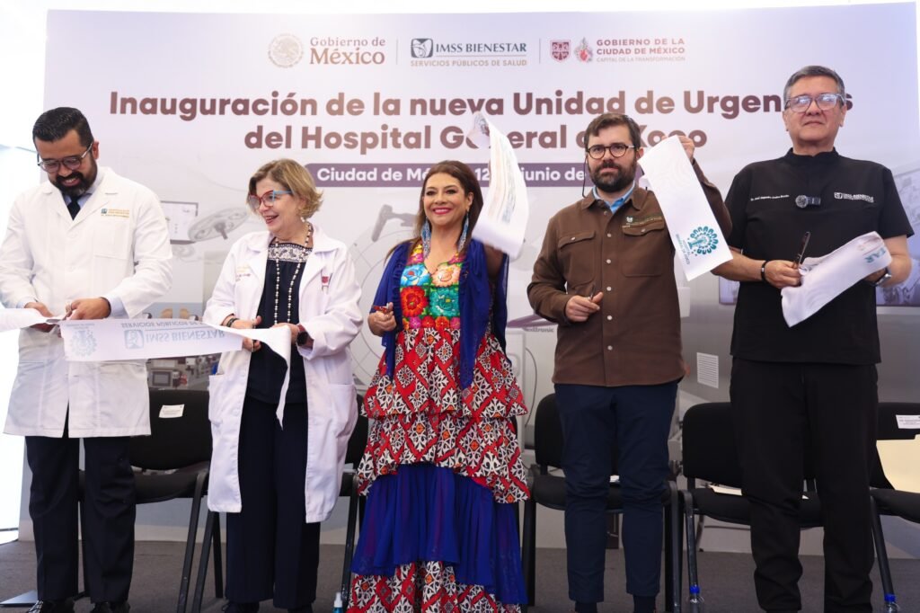 Entrega Clara Brugada Renovación Integral del Área de Urgencias del Hospital General Xoco