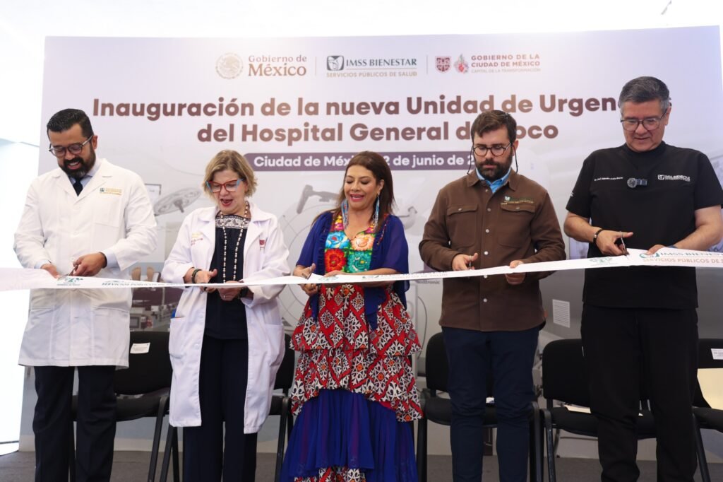 Entrega Clara Brugada Renovación Integral del Área de Urgencias del Hospital General Xoco