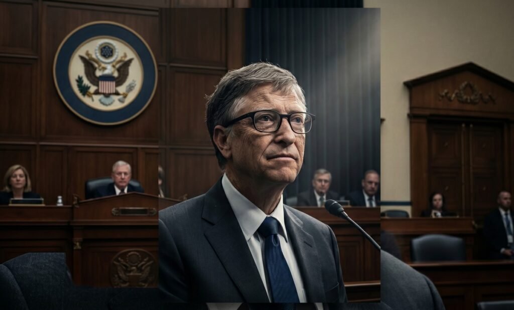 Declara Bill Gates ante el Congreso de EU por el caso Epstein