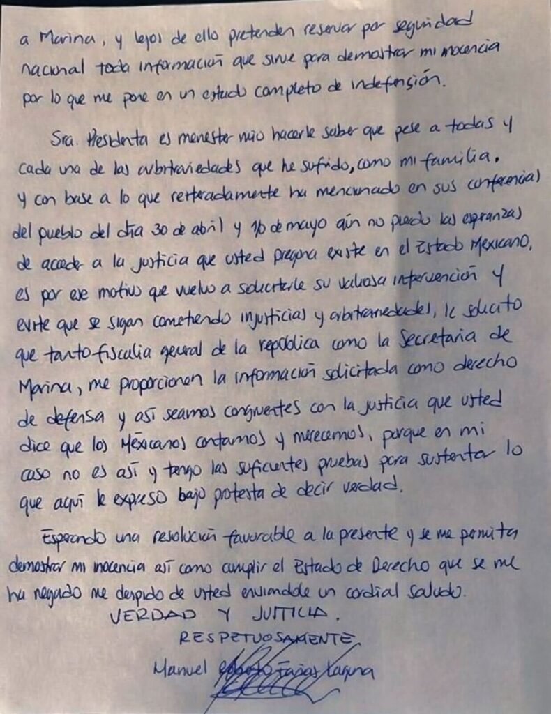 Vicealmirante Manuel Roberto Farías Laguna acusa red de huachicol fiscal en Morena