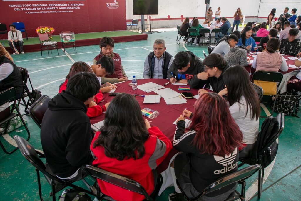 Realiza Gobierno del Estado de México foros regionales con niñas y niños mexiquenses para prevenir el trabajo infantil