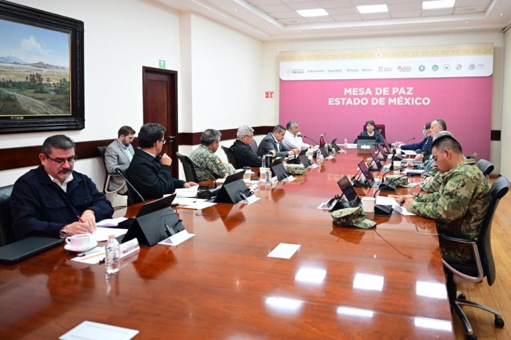 En Estado de México delitos de alto impacto caen 34 por ciento con estrategias de Mesa de Paz durante los primeros cinco meses del año