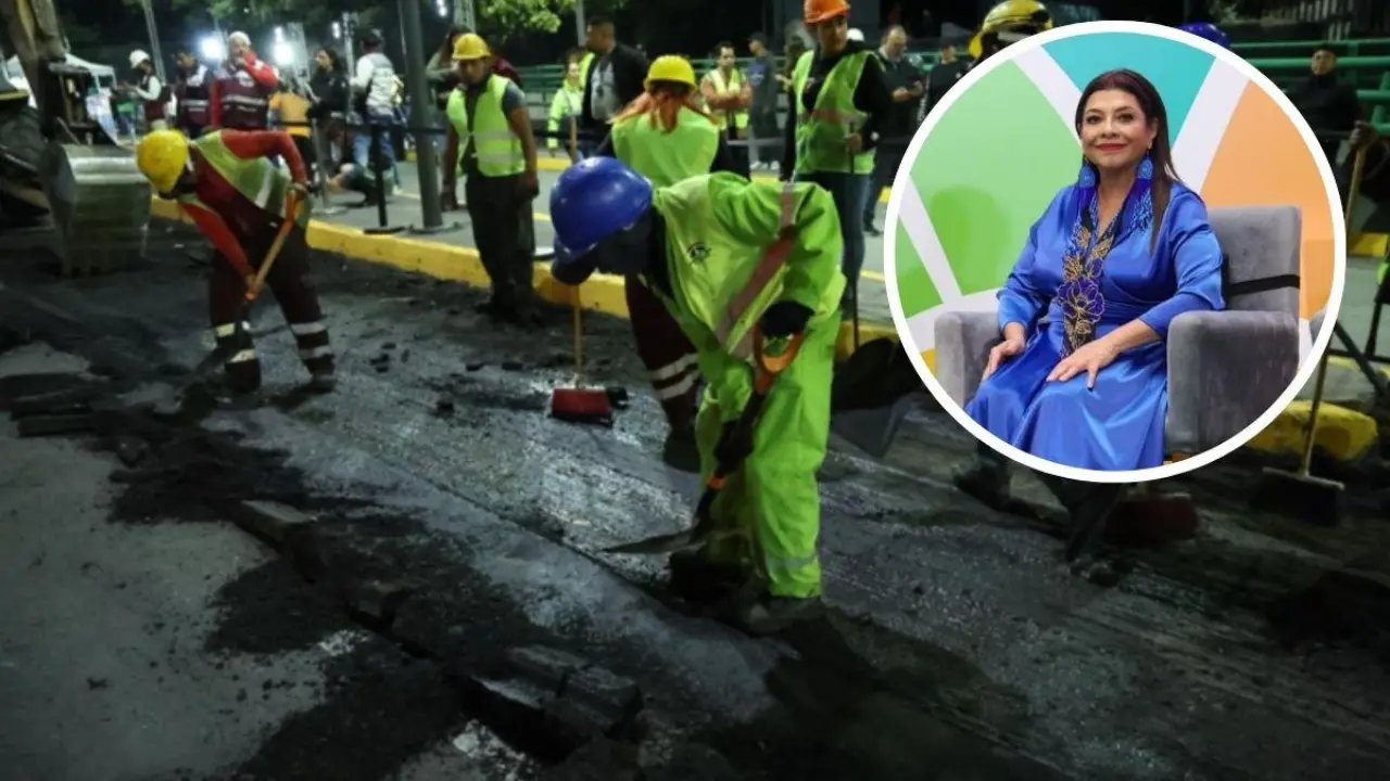 Clara Brugada lanza megaprograma de pavimentación en CDMX - POSTA México