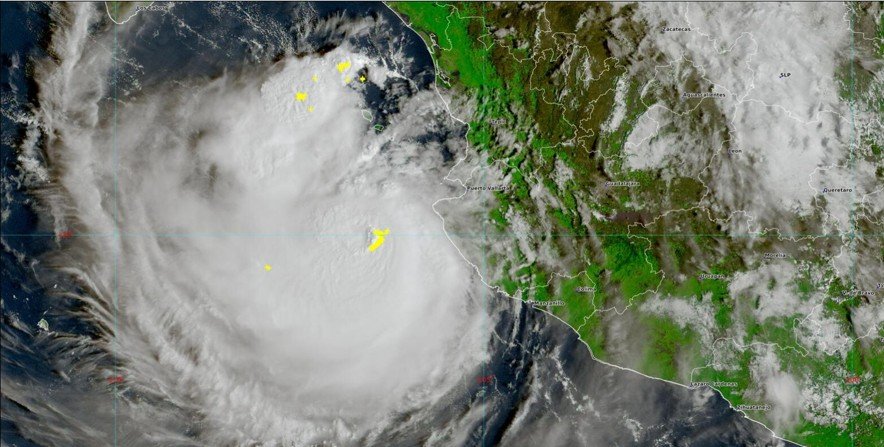 Simón se encuentra frente a las costas de Jalisco y Nayarit
